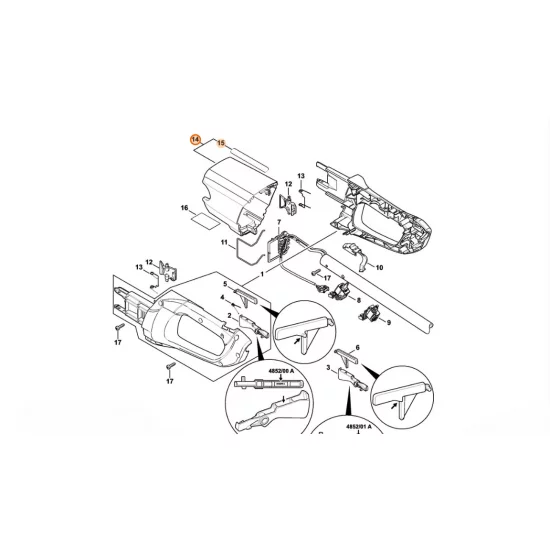 STIHL  Osłona FSA 85 4852 600 3501